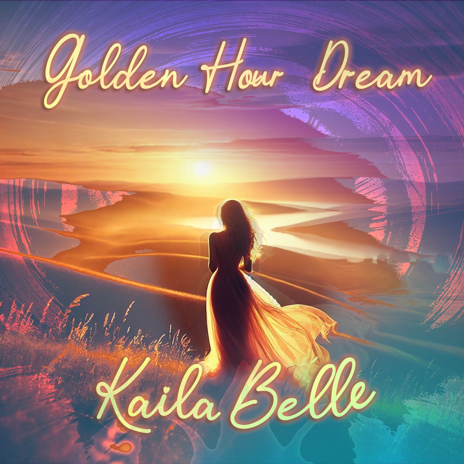 Single-Cover of 'Golden Hour Dream' by Kaila Belle